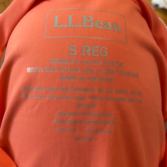 LL Bean Rashguard NWOT - Picture 3 of 3